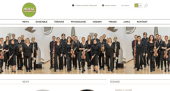 Desktop Screenshot of holst-sinfonietta.de